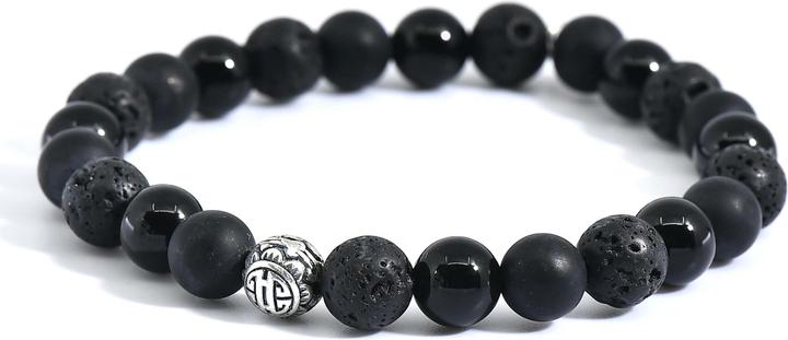 Image du produit Balibay Kejio (20 cm, Onyx, Pierre volcanique, Pierre précieuse, Argent sterling 925)