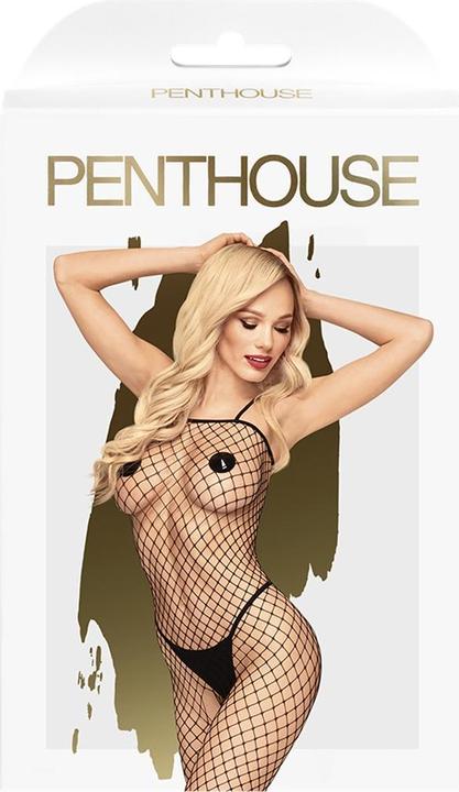 Immagine prodotto Penthouse Lingerie Body search - Bodystocking a rete con cavallo aperto - nero (XL)