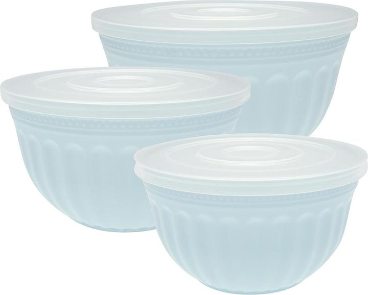 Actual product image Greengate Alice bowl with lid pale blue Set3 (1 x)