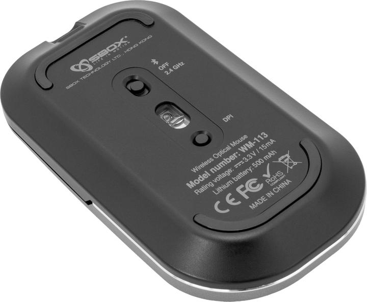 Immagine prodotto Sbox WM-113 Argento senza fili (Cablato)
