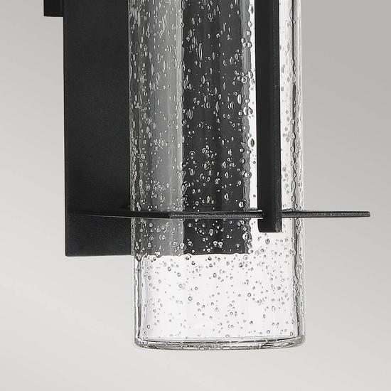 Actual product image Elstead Lighting Eames LED outdoor wall light 37cm Earth Black Clear IP44 (800 lm)