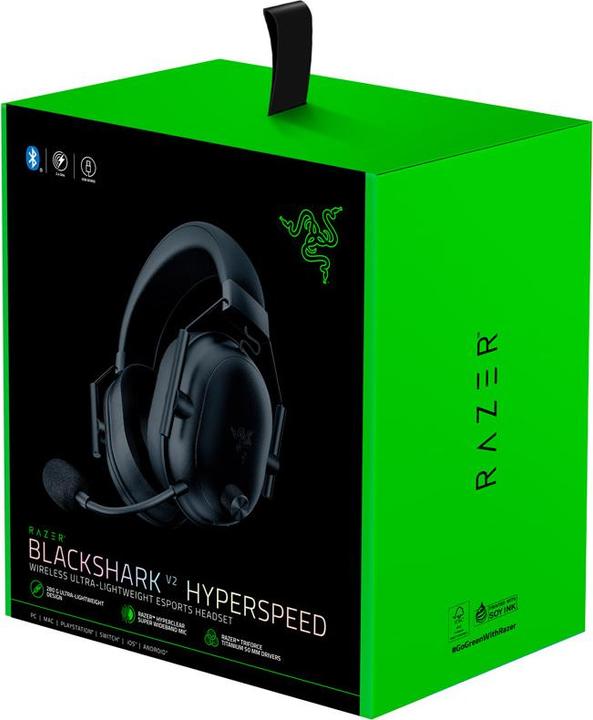 Produktbild Razer BlackShark V2 HyperSpeed (Kabellos, Kabelgebunden)