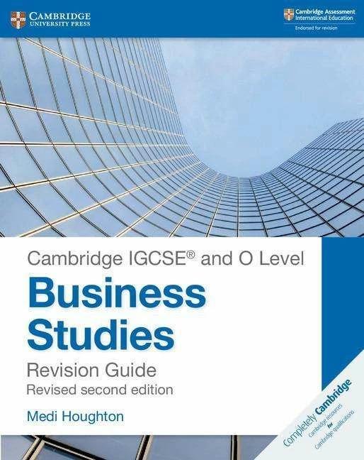 Immagine prodotto Cambridge IGCSE ® and O Level Business Studies Second Edition Revision Guide (Inglese, Medi Houghton, 2018)