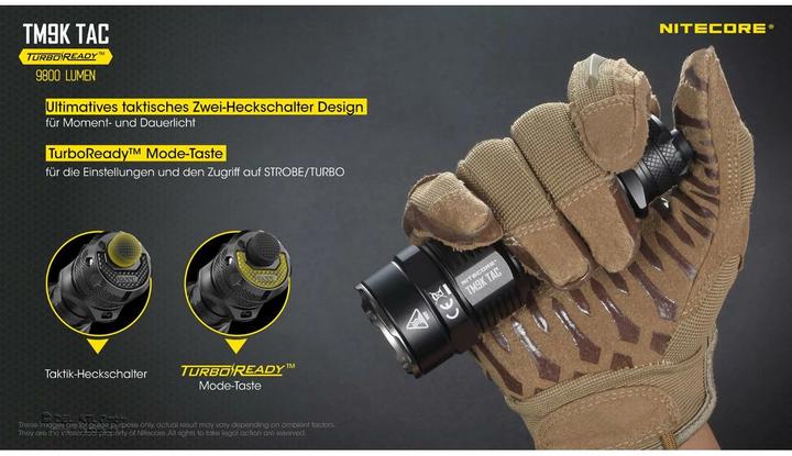 Immagine prodotto Nitecore TM9K TAC - 9800 lumen (12.50 cm, 9800 lm)