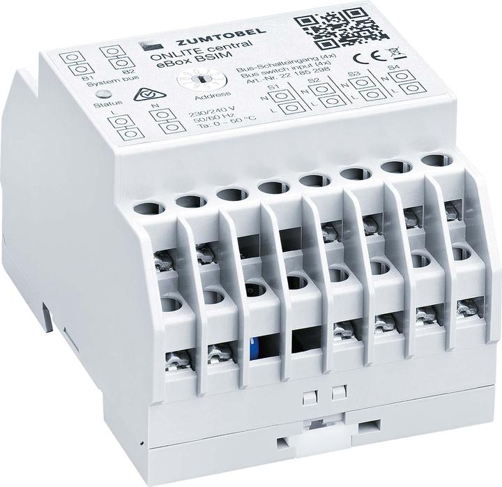 Image du produit Zumtobel Lighting Module d'entrée de commutation de bus Onlite central eBox Bsim