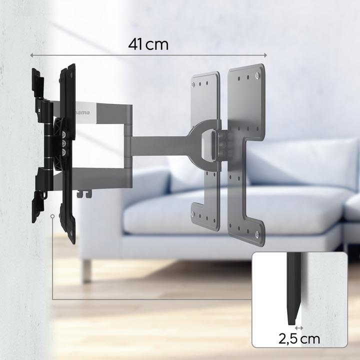 Immagine prodotto Hama OLED", 400x300, 165 cm (65 (Muro, 65", 25 kg)