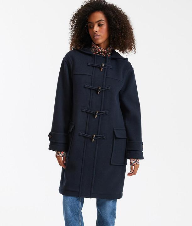 Produktbild La Redoute Collections Halblanger Dufflecoat mit Kapuze (M)