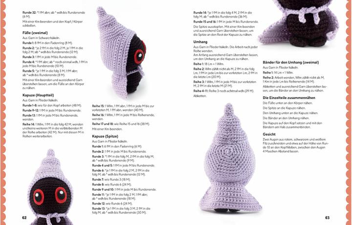 Actual product image Mini Amigurumi monsters - 20 super cute creatures to crochet and collect - fit in every trouser