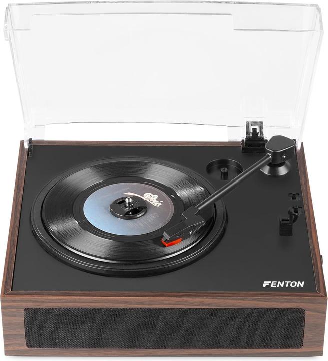 Actual product image Fenton Record Player with Bluetooth RP170D Brown (Manual)