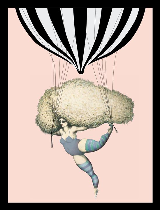 Actual product image G&C Gallery Baloon Lady (20 x 25 cm)
