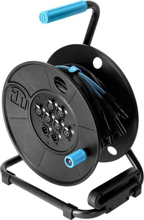 Immagine prodotto Adam Hall 4 STAR CD 15 MULTICORE 62 - Bobina di cavo multiplo a 8 canali (6 di andata e 2 di ritorno) | 15m (15 m)