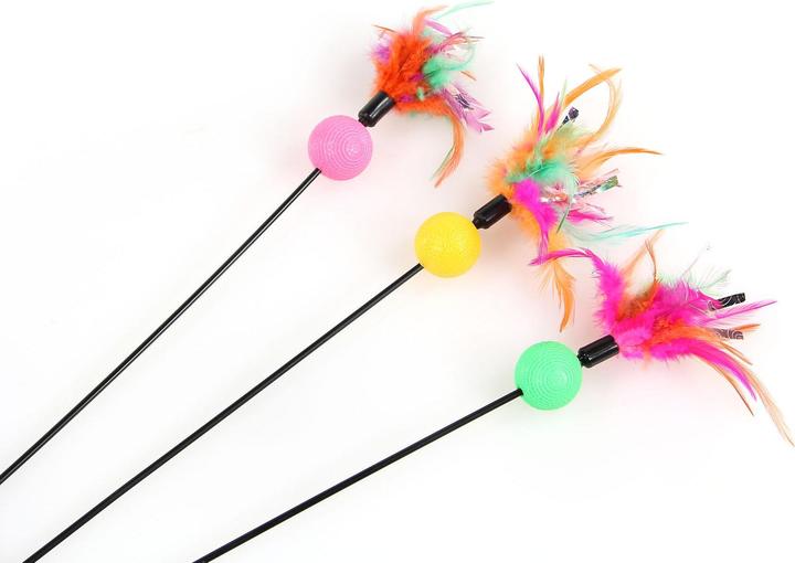 Immagine prodotto Swisspet piumino spolverino (Gioca alla canna da pesca gatto)
