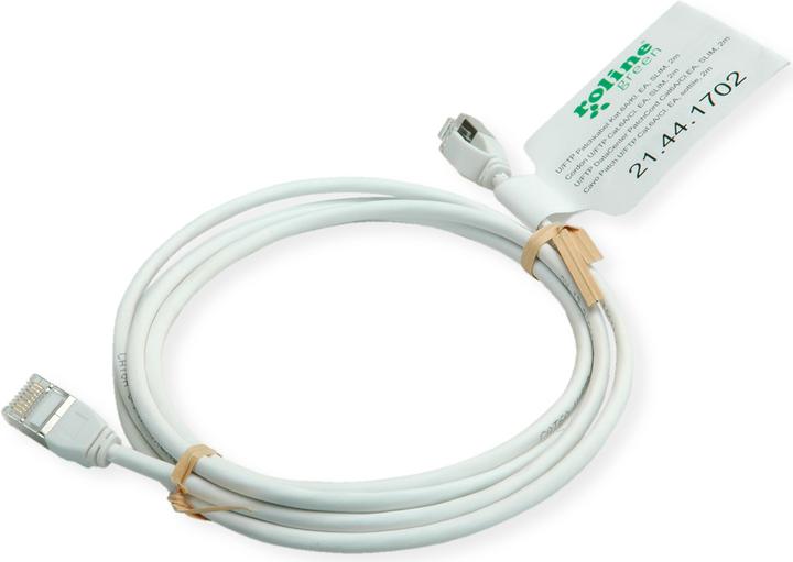 Produktbild Roline U/FTP Patchkabel Kat.6A (Class EA), LSOH, slim (U/FTP, CAT6a, 1.50 m)
