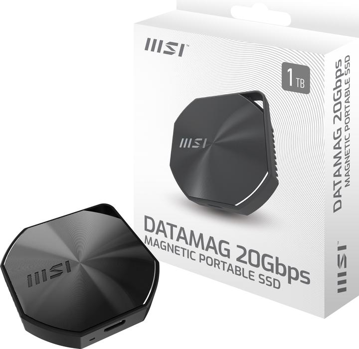 Produktbild MSI Portable SSD Datamag 20gbps 1tb (1000 GB)