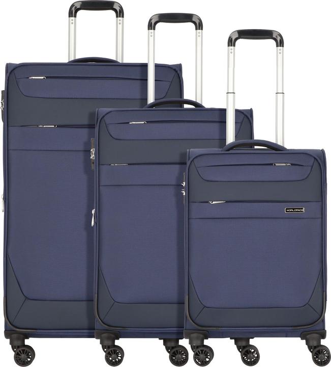 Immagine prodotto Worldpack Dublin Set di valigie a 4 ruote 3 pezzi (195 l, XL (da 115l))