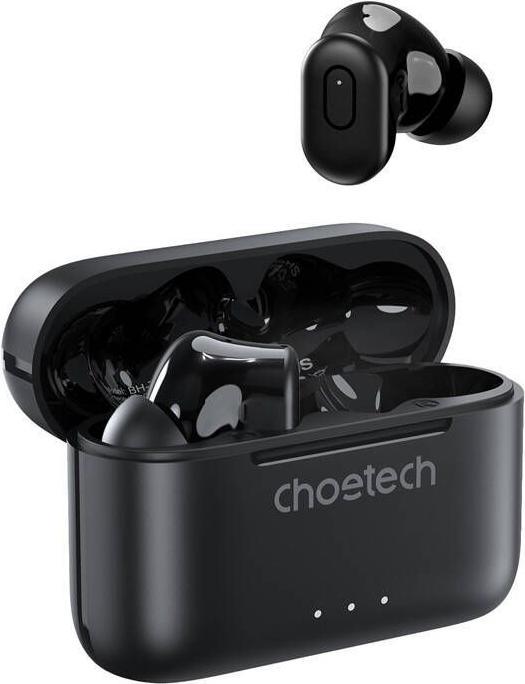 Choetech Wireless Earphones TWS BH-T15 ANC+ENC (black) (ANC, 6 h, Wireless)
