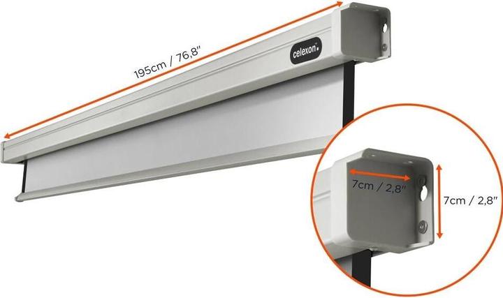 Actual product image Celexon Motor Professional, Canvas, 4:3 (83.86", 4:3)