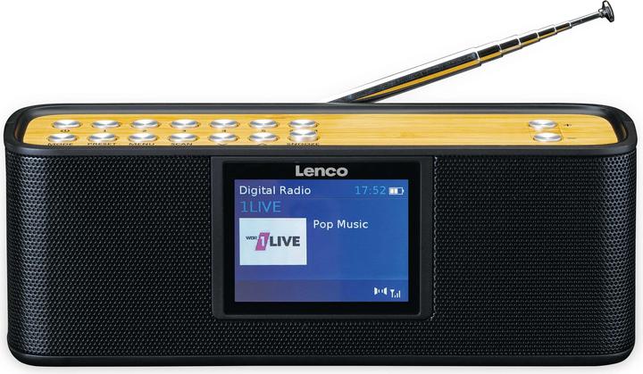 Actual product image Lenco PDR-045BK (DAB+, FM, Bluetooth)
