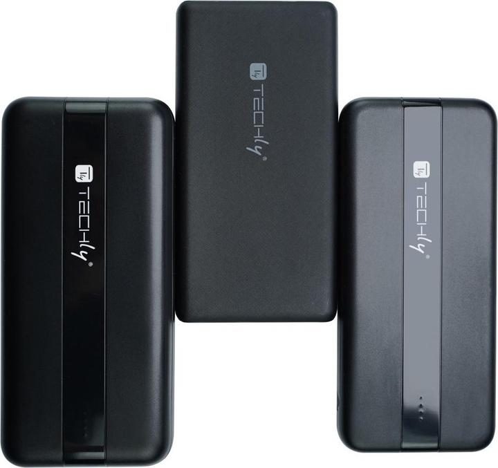 Produktbild Techly Power Bank Charger 10000mAh 2x USB 1x USB-C with USB-C Cable (10000 mAh, 10 W, 37 Wh)