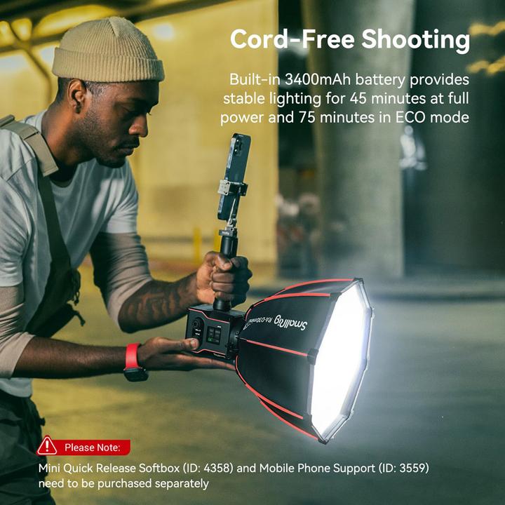 Immagine prodotto SmallRig RC 60B COB LED (Videocamera)