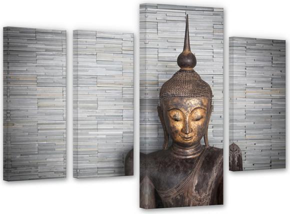 Image du produit Trenddeko Bouddha de Thaïlande (4 pièces) (50 x 120 cm)