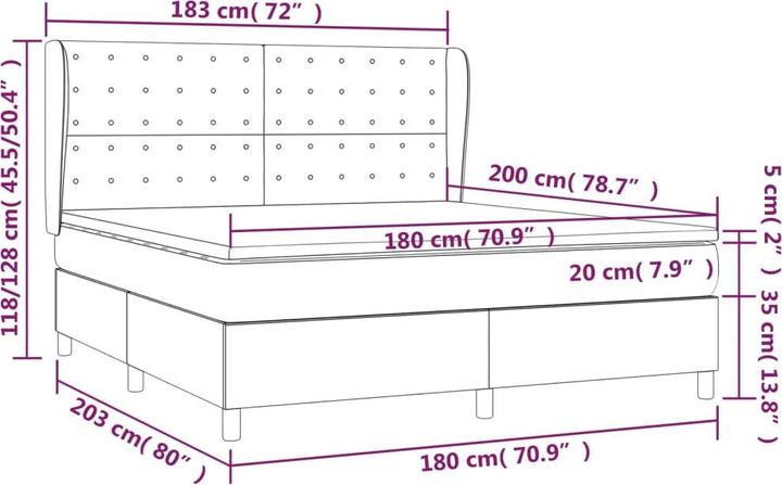 Image du produit VidaXL Denise (180 x 200 cm, 180 x 200 cm)