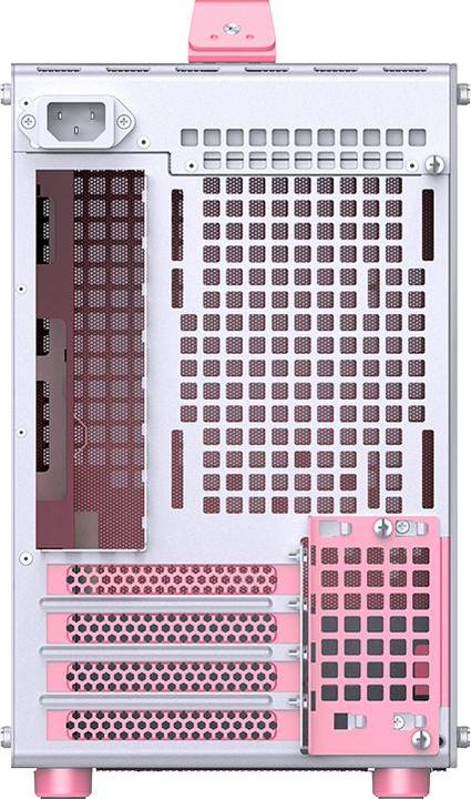 Produktbild Jonsplus MATX Handle Case Z20 - White-Pink (Mini-ITX, mATX)