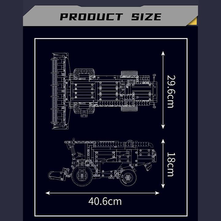 Actual product image Mould King Claas Lexion 760 harvester