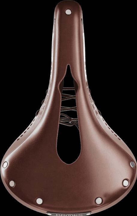 Actual product image Brooks Running BROOKS Bicycle Saddle Flyer Carved, Aged Brown