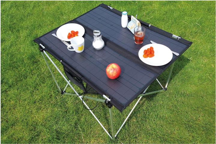 Actual product image Technaxx Foldable solar camping table 60W TX-252
