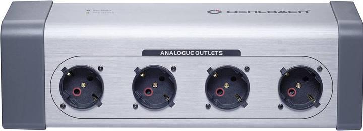 Actual product image Oehlbach XXL Powersocket 908 - 8-fold HighEnd Schuko power strip in metal housing (8 x, CEE 7/3, 1.50 m)