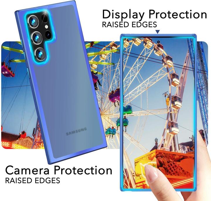 Produktbild Nalia Semi-Transparente Hybrid Hülle mit Schutzrahmen (Samsung Galaxy S24 Ultra)