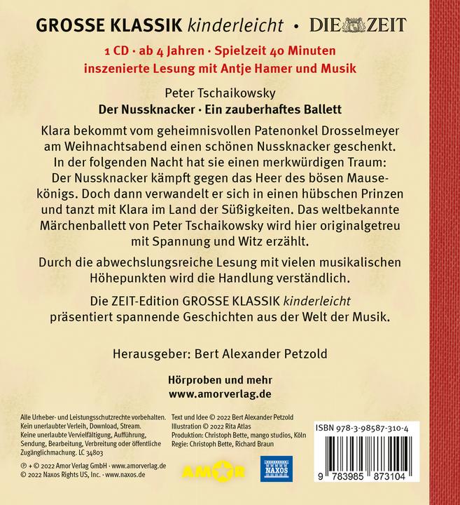 Produktbild Der Nussknacker. Ein zauberhaftes Ballett (Bert Alexander Petzold, Peter Tschaikowsky, Deutsch)