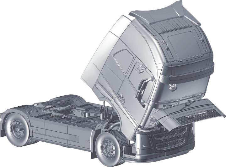 Actual product image Italeri 1:24 Volvo FH4 Globetrotter XL