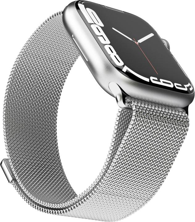 Actual product image Vonmählen Milanese Loop (42 mm, 44 mm, 45 mm, 49 mm, Stainless steel, Apple Watch Ultra, Apple Watch Series 1, Apple Watch Series 2, Apple Watch Series 3, Apple Watch Series 4, Apple Watch Series 5, Apple Watch Series 6, Apple Watch Series 7, Apple Watch Series 8, Apple Watch Series 9, Apple Watch SE, Apple Watch Ultra 2)