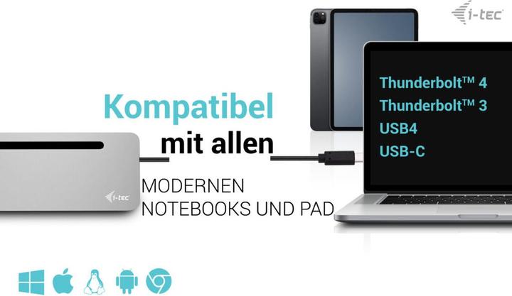 Actual product image i-tec USB-C Metal Ergonomic (USB-C, 11 Ports)
