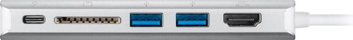Actual product image Goobay USB-C (USB-C, 5 Ports)