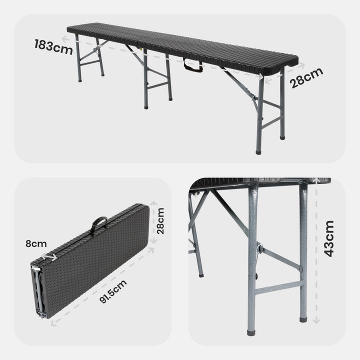Produktbild Arebos Bierzeltgarnitur Set (74 cm)