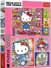 Trefl Puzzle 2 x 200 - Hello Kitty (200 Teile)