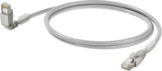 Produktbild Weidmüller 1248280012 RJ45 Netzwerkkabel, Patchkabel CAT 6a S/FTP 1.20 m Grau UL (S/FTP, CAT6a, 1.20 m)