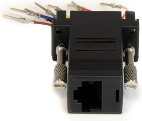 Immagine prodotto StarTech Adattatore modulare da DB9 a RJ45 - Maschio/Femmina - Adattatore seriale DB-9 / RJ-45 - St / Bu (0.09 m)