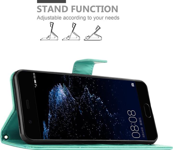 Actual product image Cadorabo Flower Book Cover (Huawei P10)