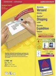 Immagine prodotto Avery Dennison Etichette Zweckform ultragrip L7166, 99,1x93,1 mm, bianco, conf. 600 pz.