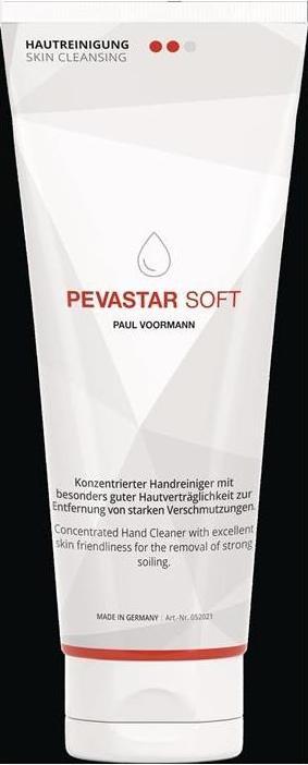Actual product image Paul Voorman Hand cleaning Pevastar SOFT 250 ml silicone- and solvent-free tube PAUL VOORMANN (250 ml)