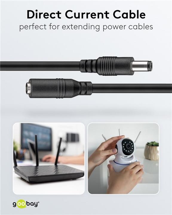 Actual product image Goobay DC extension cable (10 m)