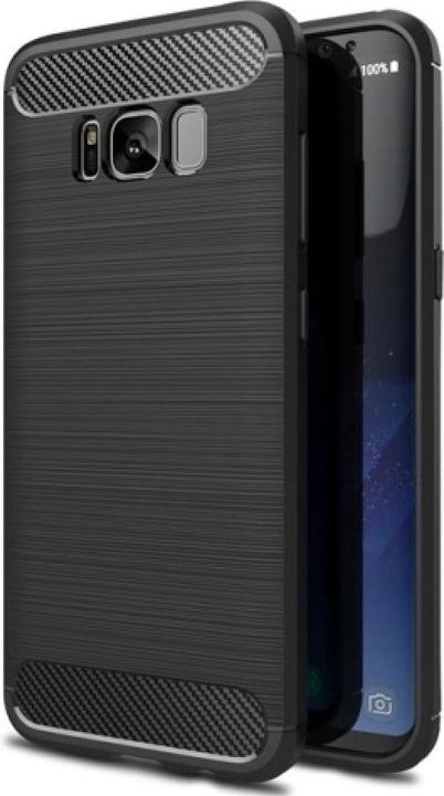 Produktbild Screenguard Samsung Galaxy S8 Hülle Carbon Brushed Soft TPU (Samsung Galaxy S8)