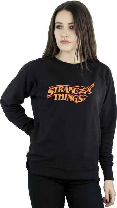 Actual product image Netflix Womens/Ladies Stranger Things Logo Breaking Sweatshirt (S)