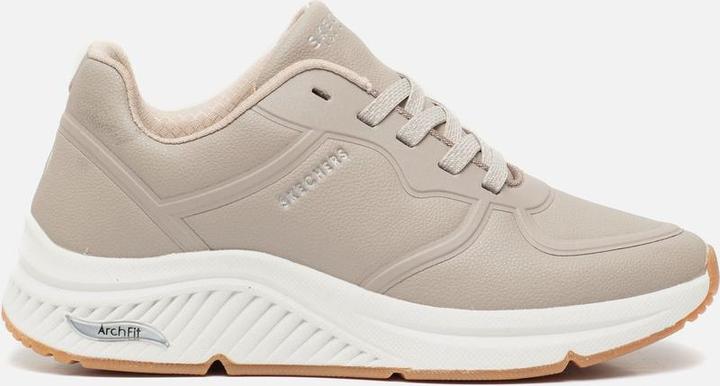 Skechers Arch Fit S -Miles - Mile Macher - Dames Sneakers - Taupe