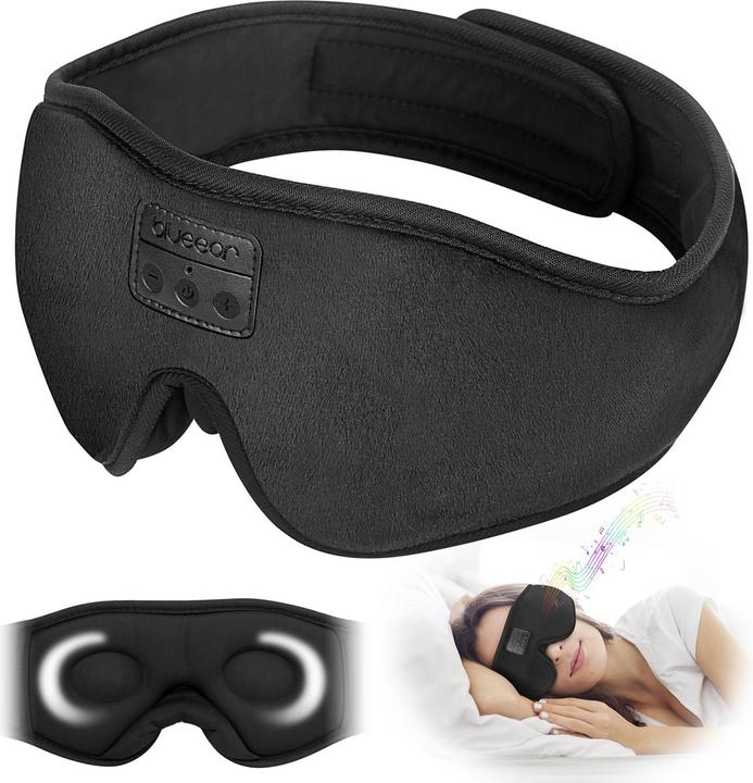 Immagine prodotto PhoneLook Premium Bluetooth Schlafmaske Kopfband mit integrierten Musik Lautsprechern