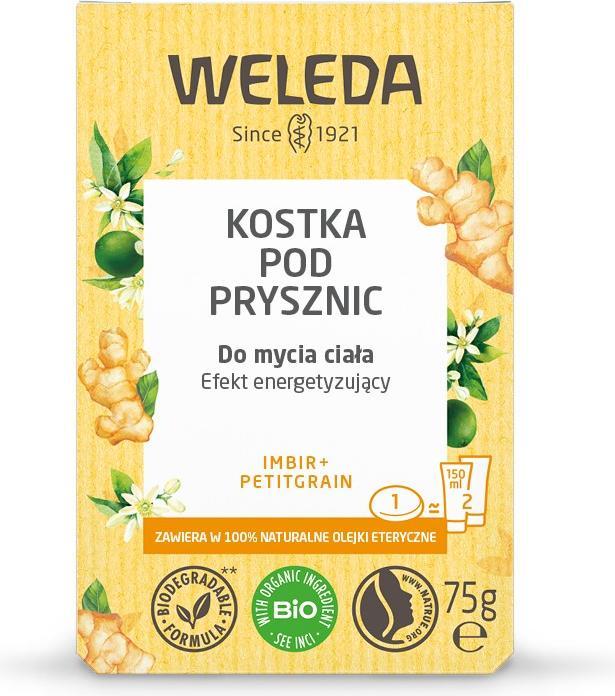 Produktbild Weleda Shower Bar Ginger + Petitgrain